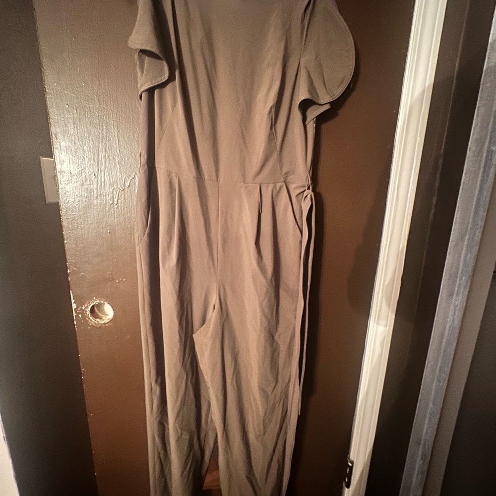 Chic Olive Green Jumpsuit - Calvin Klein